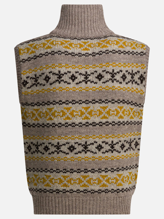 Vests Textured knit  Yellow - KAPITAL Men | PLP | VIETTI Online Store | 2
