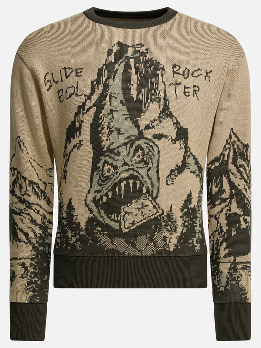 Crewneck sweaters Graphics  Beige - KAPITAL Men | PLP | VIETTI Online Store 
