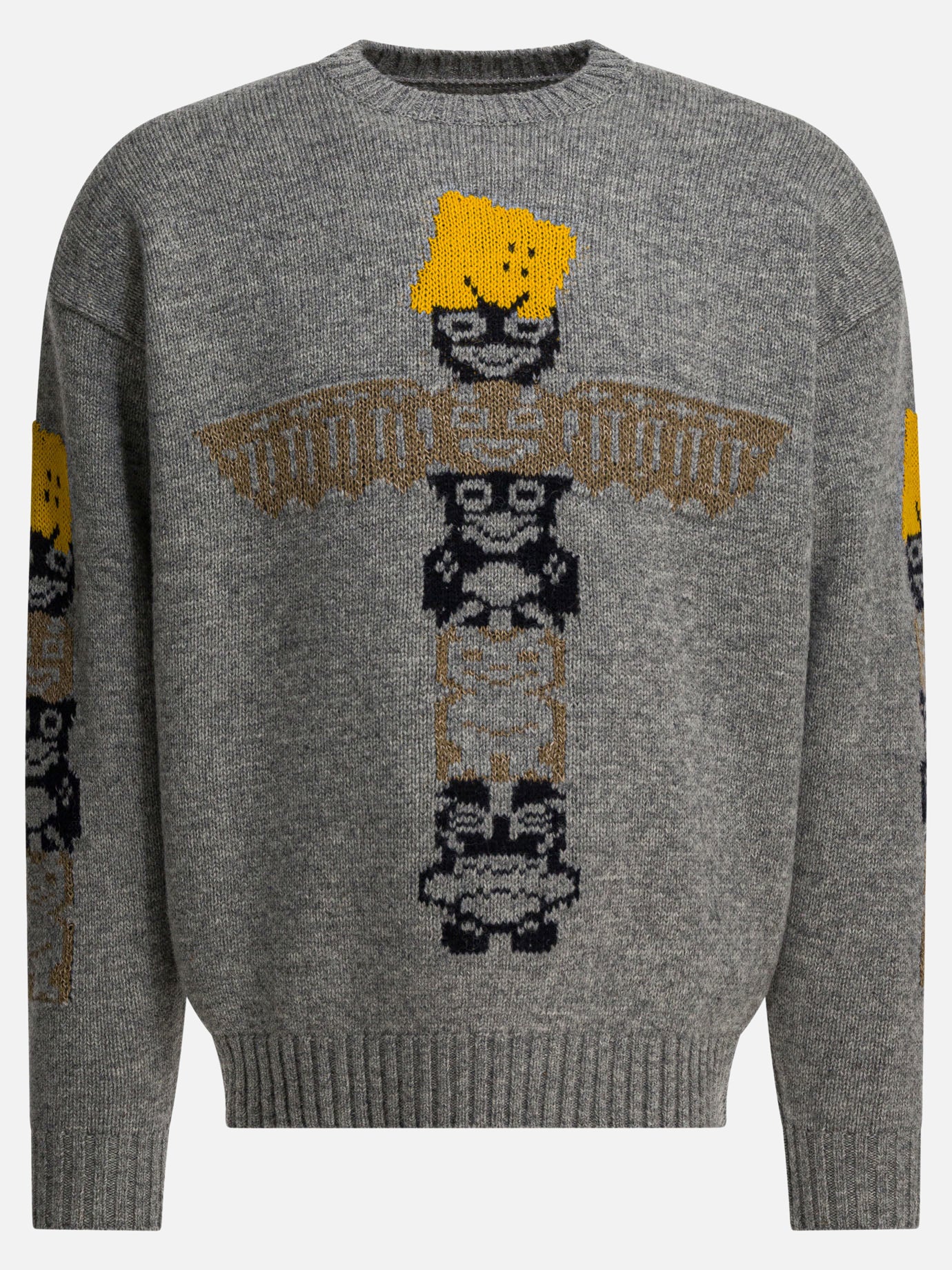 Crewneck sweaters Graphics  Grey - KAPITAL Men | PDP | VIETTI Online Store | thumbnail
