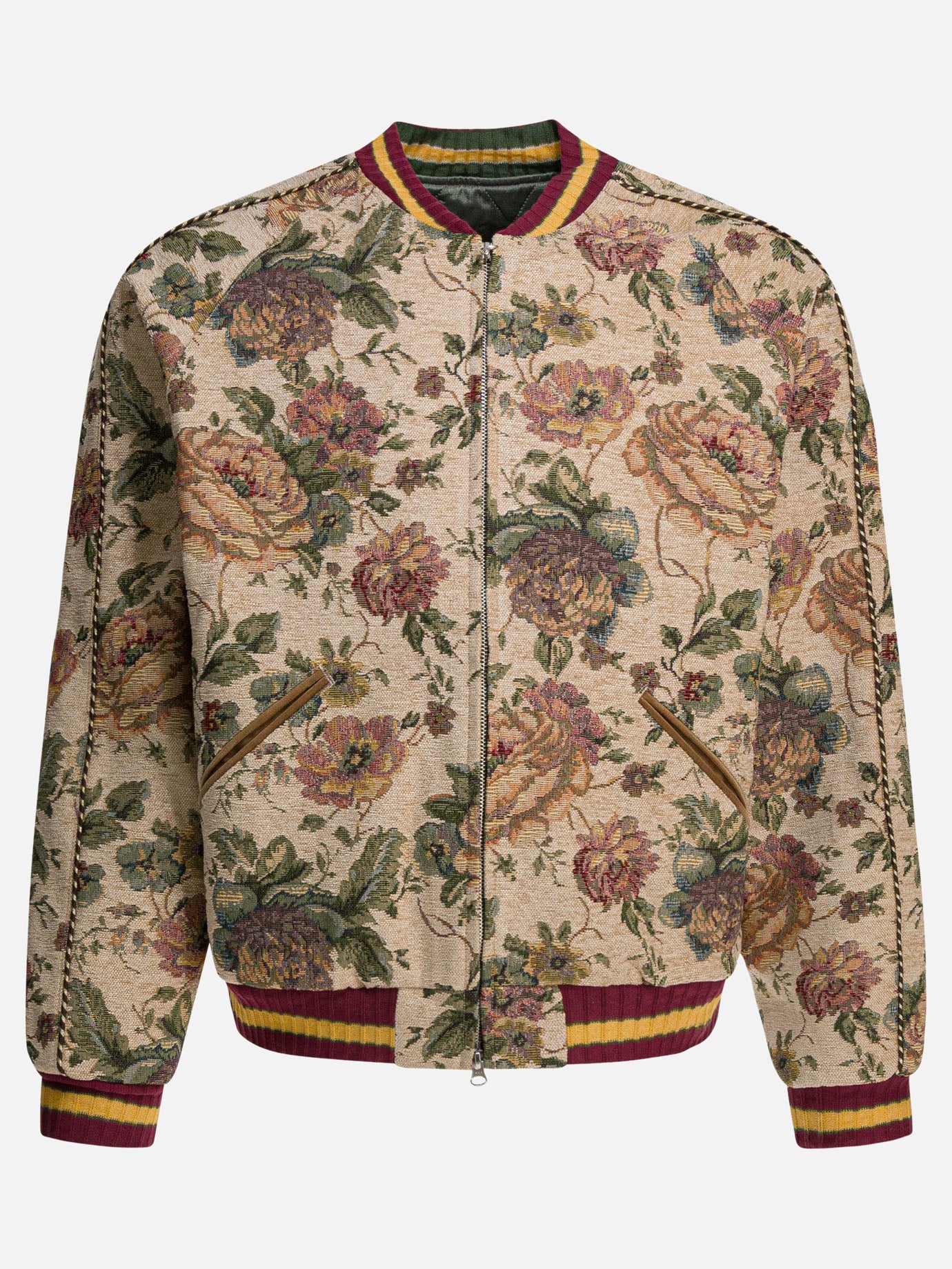 Bomber jackets Floral  Beige - KAPITAL Men | PDP | VIETTI Online Store | Zoom-Modal
