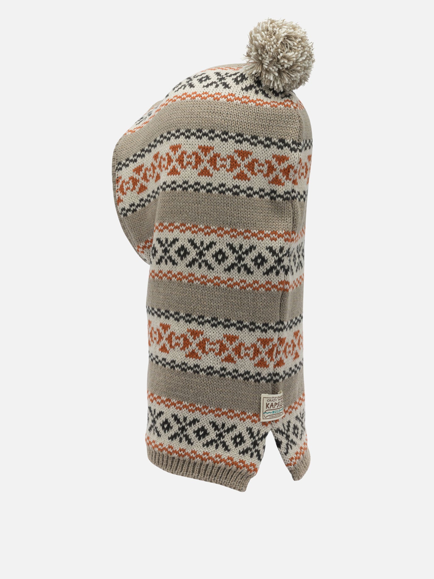 Balaclava 100% wool  Beige - KAPITAL Men | PDP | VIETTI Online Store | thumbnail_3