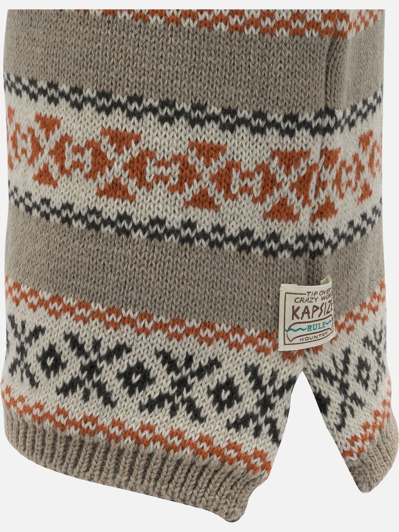 Balaclava 100% wool  Beige - KAPITAL Men | PDP | VIETTI Online Store | thumbnail_4