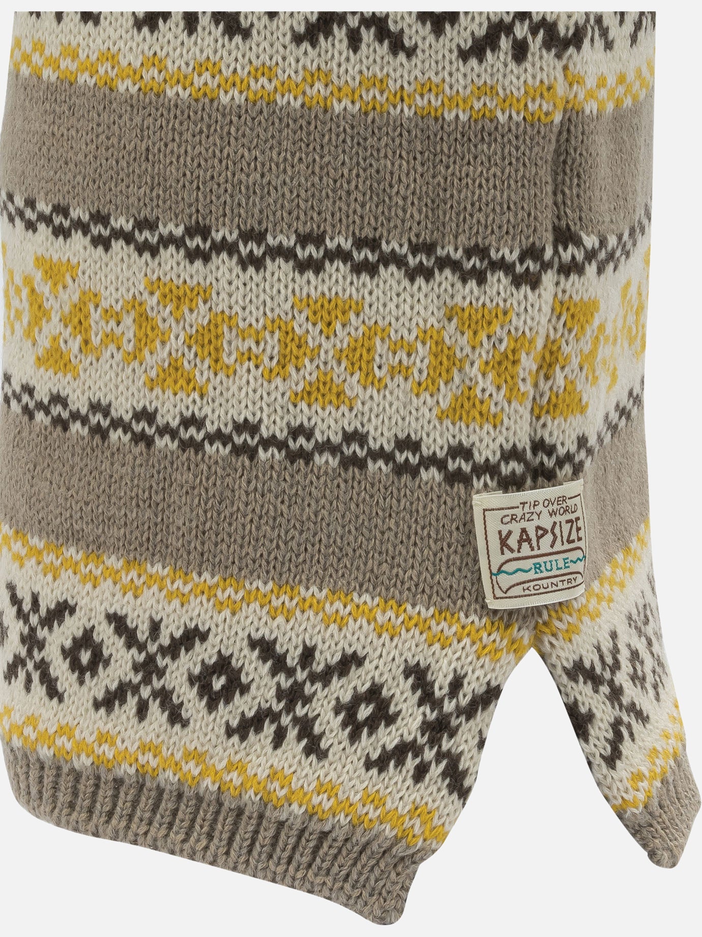 Balaclava 100% wool  Beige - KAPITAL Men | PDP | VIETTI Online Store | thumbnail_4