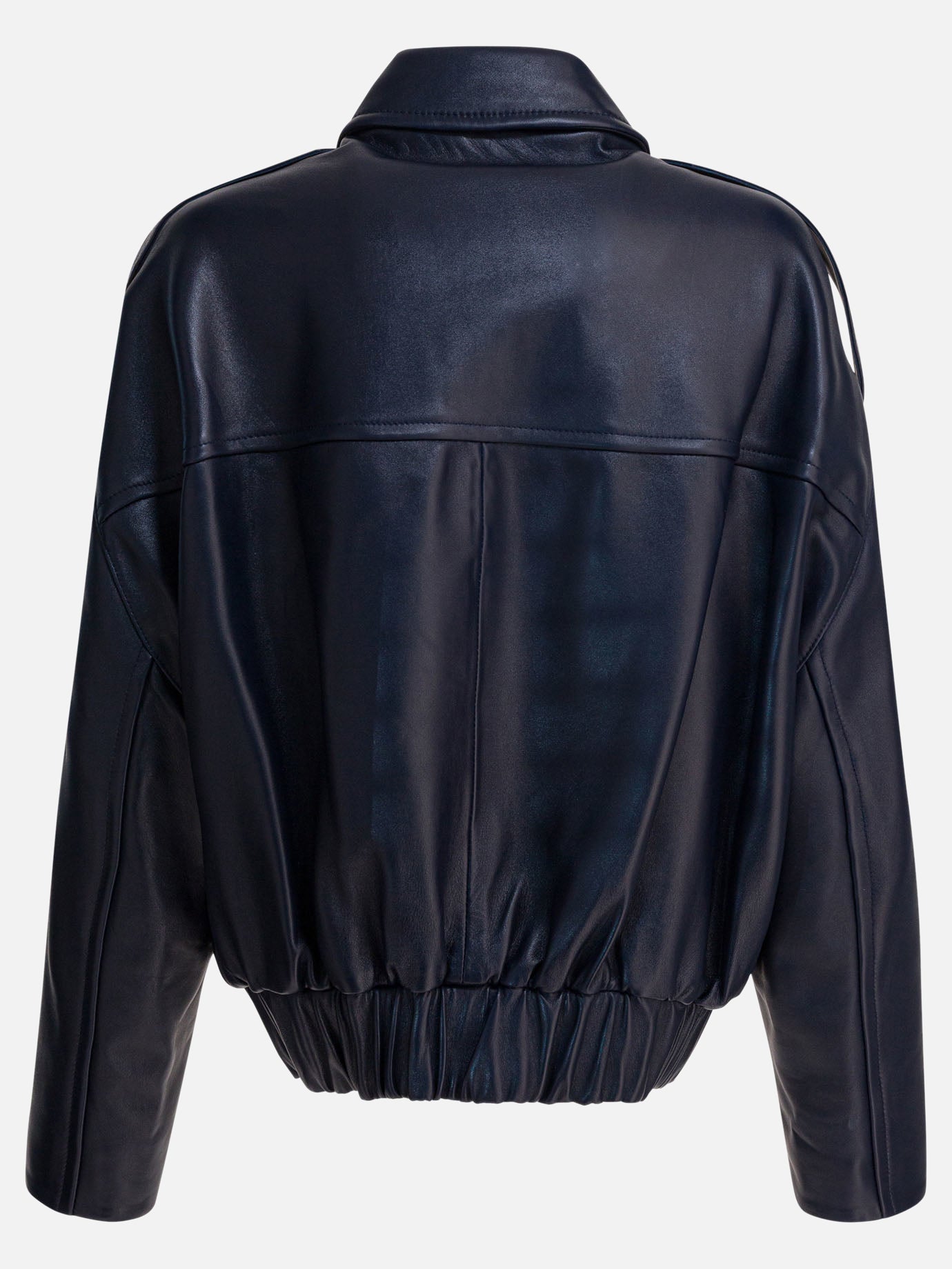 Bomber jackets Solid colour  Blue - Khaite Women | PDP | VIETTI Online Store | Zoom-Modal_2
