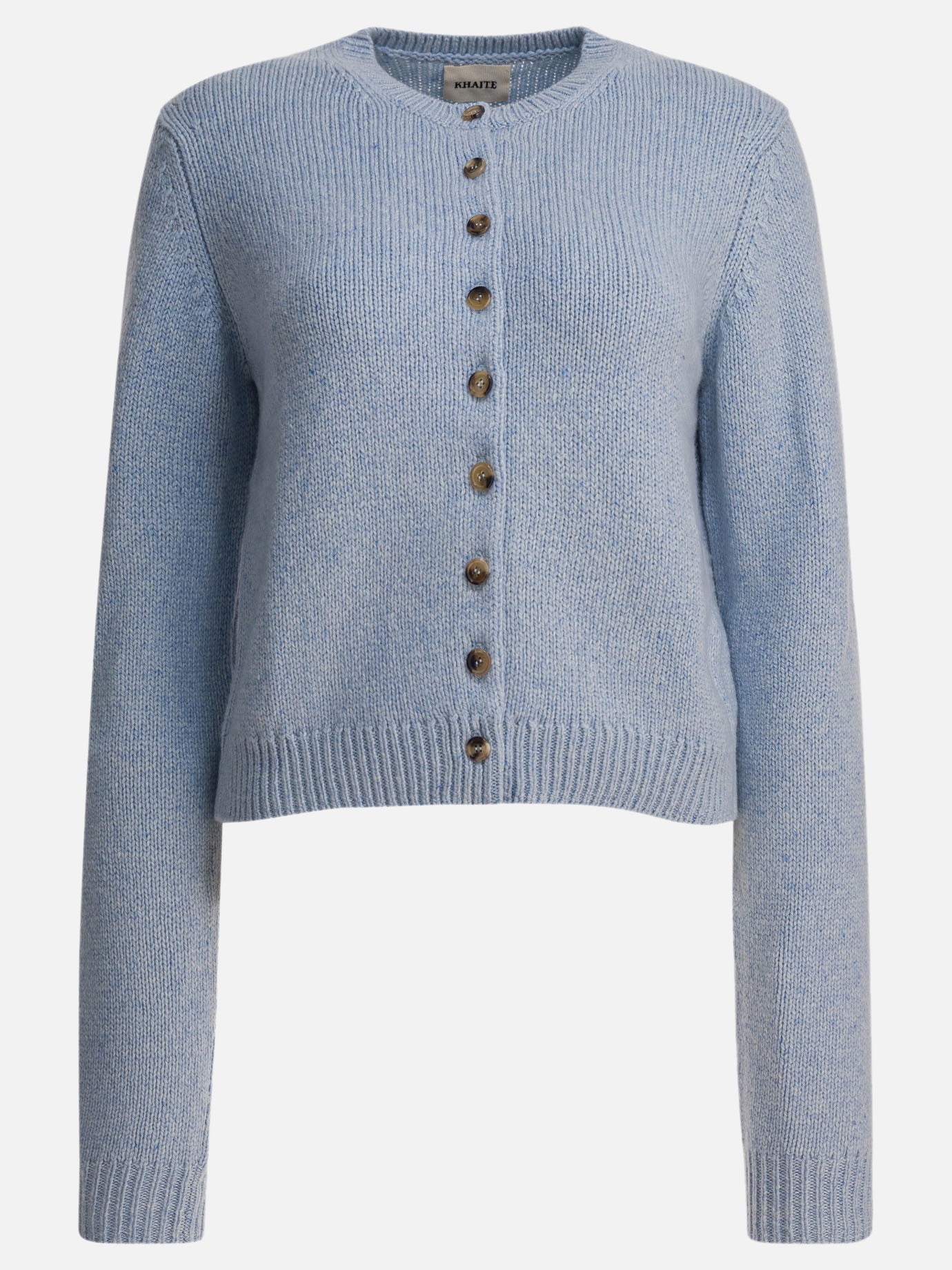 Cardigans Solid colour  Light blue - Khaite Women | PDP | VIETTI Online Store | Zoom-Modal
