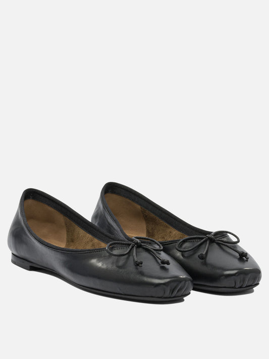 Classic ballet flats 80% Lambskin 20% Calfskin - 100% leather  Black - Khaite Women | PDP | VIETTI Online Store | 2
