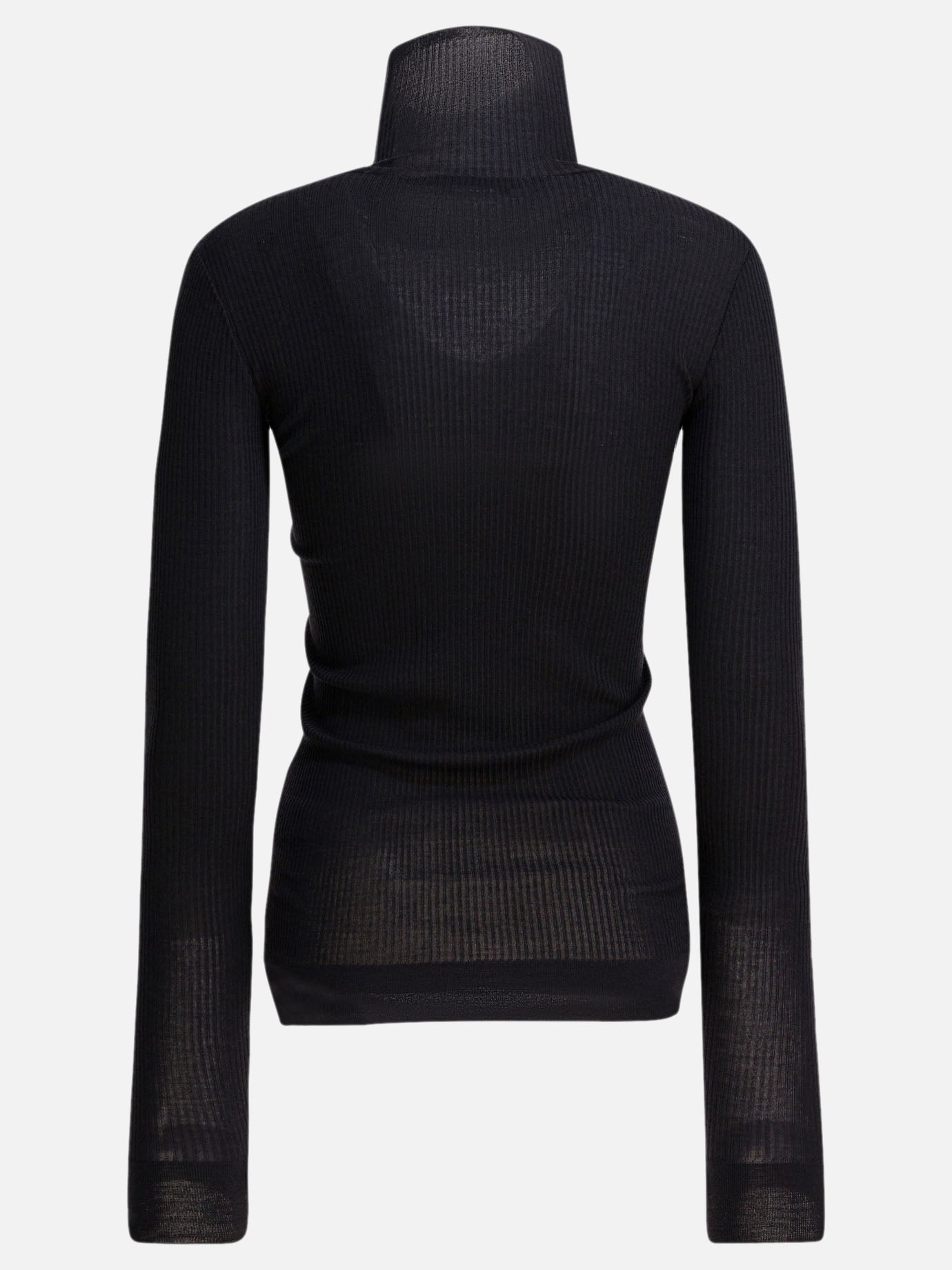 Turtleneck sweaters Solid colour  Black - Lemaire Women | PDP | VIETTI Online Store | thumbnail_2