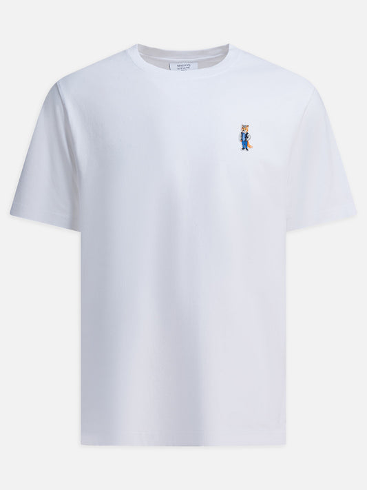 Crewneck t-shirts Logo  White - Maison Kitsuné Men | PDP | VIETTI Online Store 
