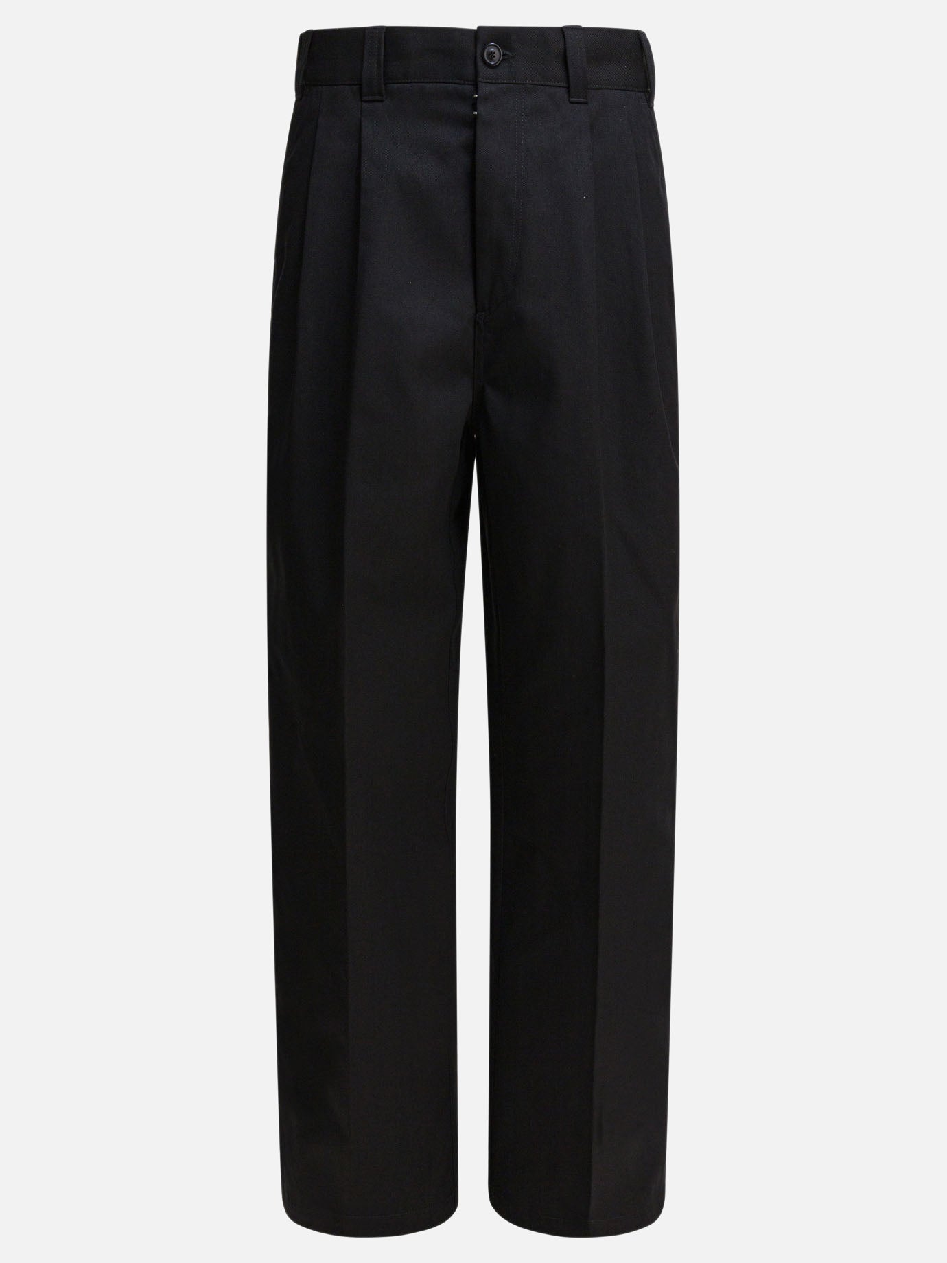 Leisure trousers 60% polyester 40% cotton  Black - Maison Margiela Men | PDP | VIETTI Online Store | thumbnail