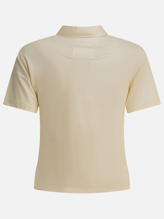 Polo shirts with buttons Solid colour  Beige - Maison Margiela Women | PDP | VIETTI Online Store | 2
