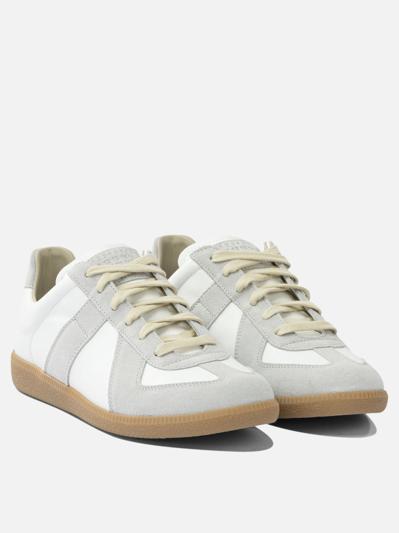 Low top sneakers 100% calf leather - 100% rubber  White - Maison Margiela Men | PDP | VIETTI Online Store | thumbnail_2