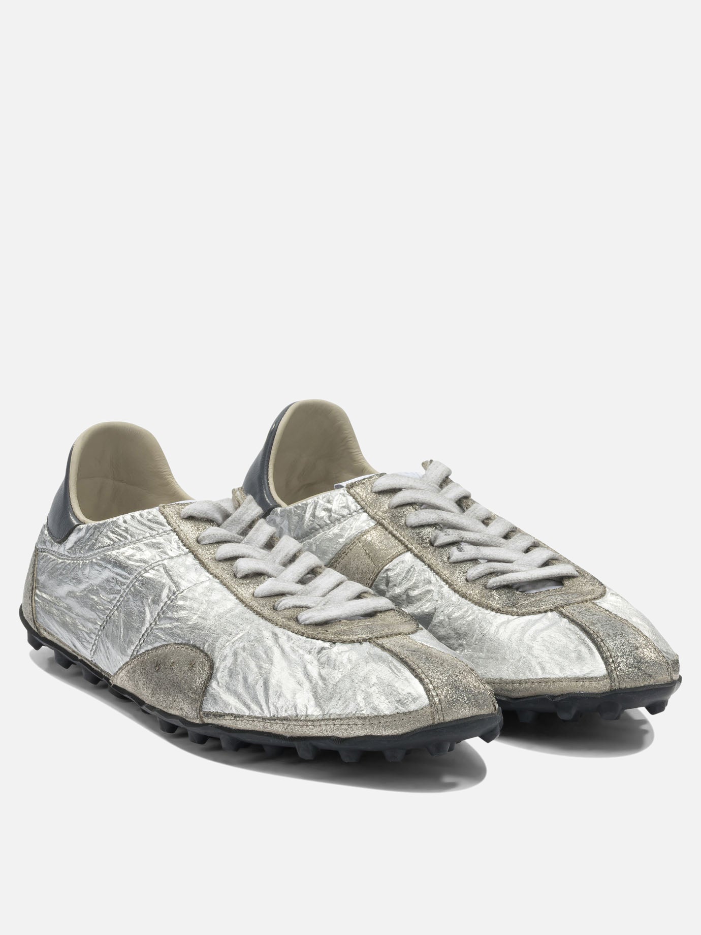 Low top sneakers 90% polyester 10% polyamide - 100% rubber  Silver - Maison Margiela Men | PDP | VIETTI Online Store | Zoom-Modal_2
