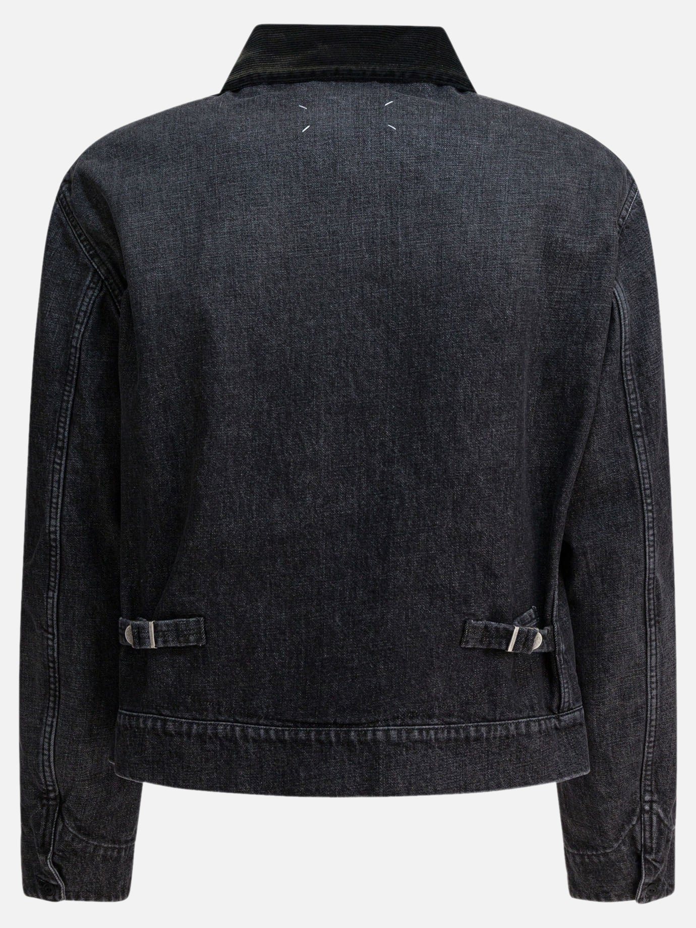Denim jackets Solid colour  Black - Maison Margiela Men | PDP | VIETTI Online Store | thumbnail_2
