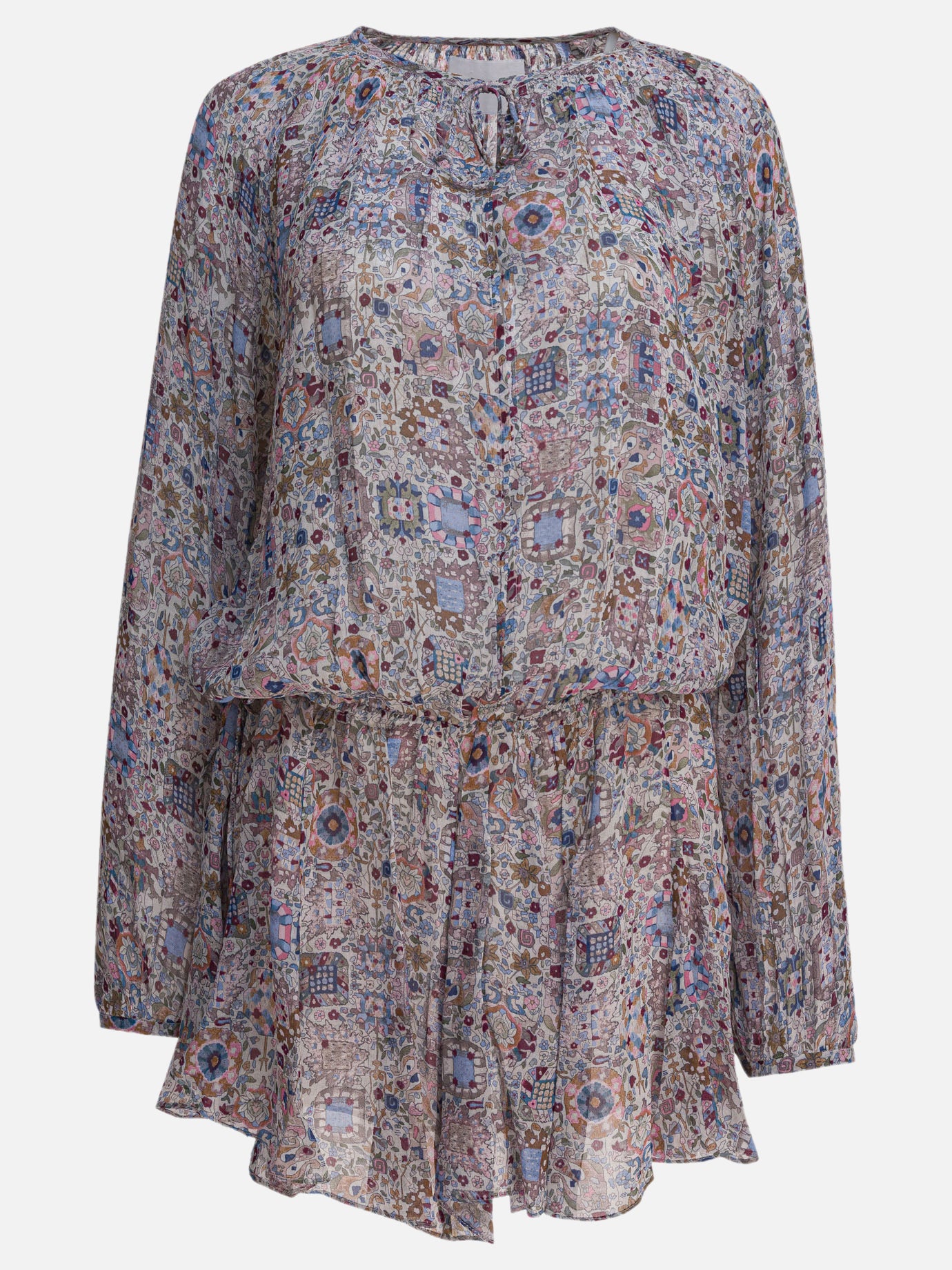 Mini dresses Floral  Beige - Marant Étoile Women | PDP | VIETTI Online Store | thumbnail