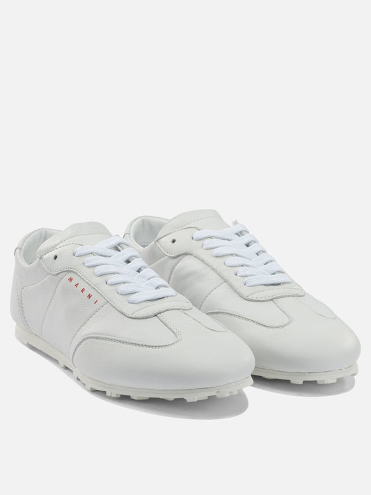 Low top sneakers 100% leather - 100% rubber  White - Marni Women | PLP | VIETTI Online Store | 2
