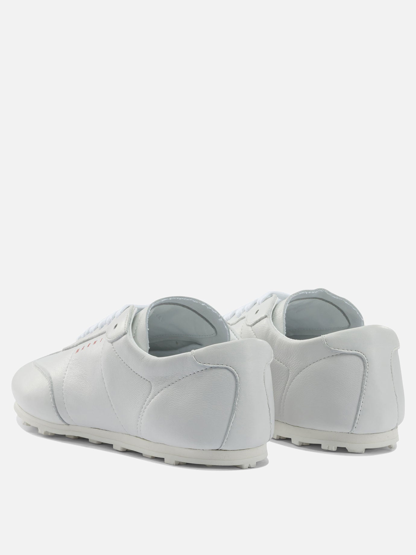 Low top sneakers 100% leather - 100% rubber  White - Marni Women | PDP | VIETTI Online Store | thumbnail_4