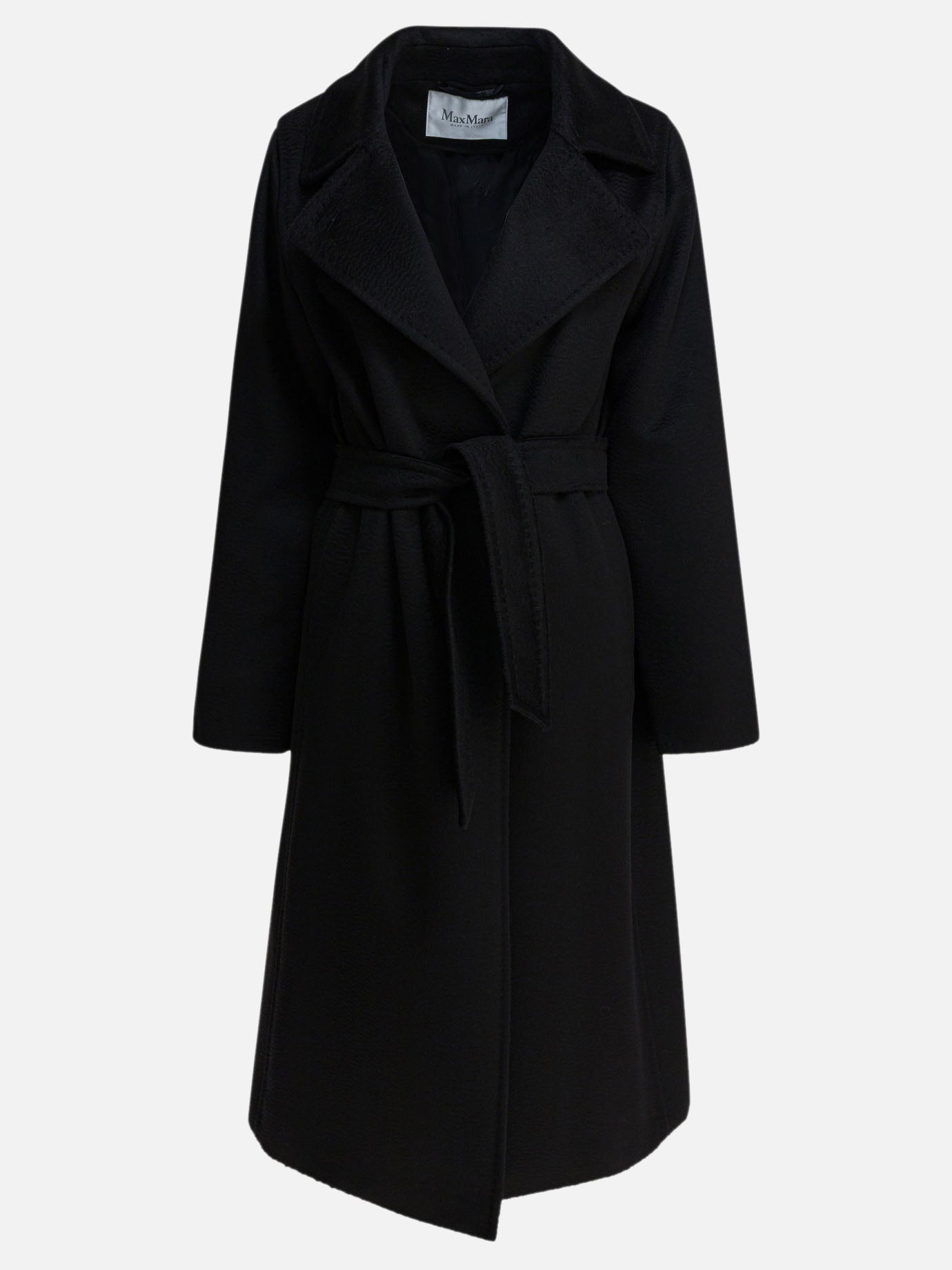 Long coats Solid colour  Black - Max Mara Women | PDP | VIETTI Online Store | Zoom-Modal
