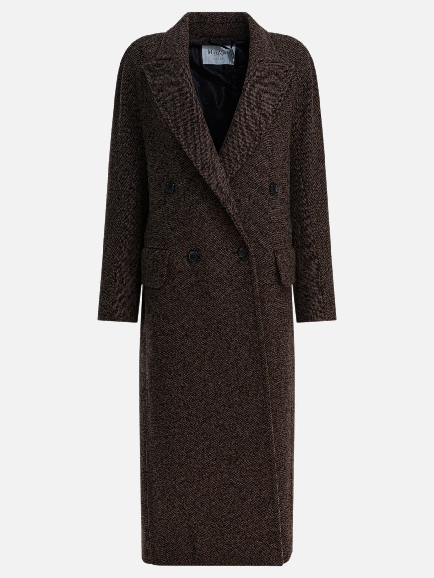 Long coats Solid colour  Black - Max Mara Women | PDP | VIETTI Online Store | thumbnail