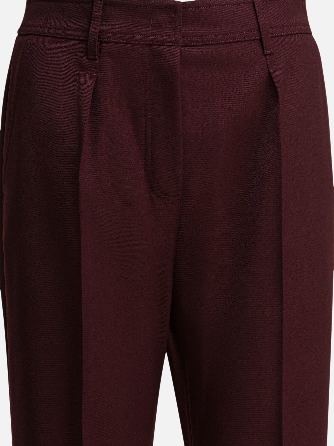 Leisure trousers Solid colour  Red - Max Mara Women | PDP | VIETTI Online Store | Zoom-Modal_3

