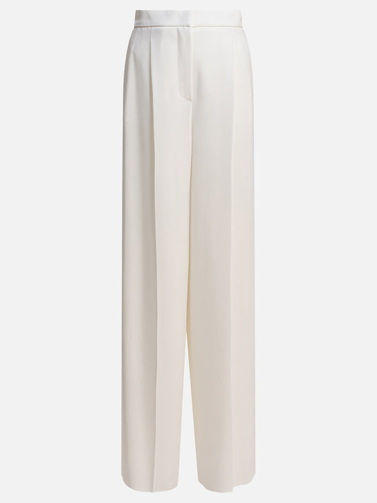 Leisure trousers Solid colour  White - Max Mara Women | PDP | VIETTI Online Store 

