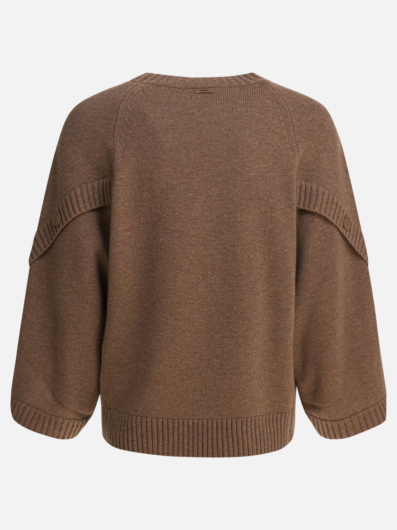 Crewneck sweaters Solid colour  Brown - Max Mara Women | PDP | VIETTI Online Store | thumbnail_2