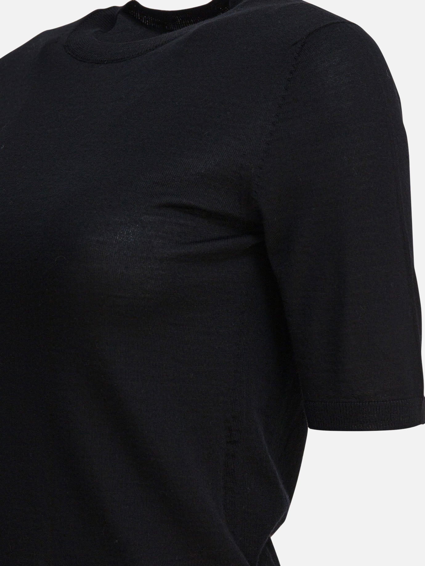 Max Mara Basic wool sweater 15195270_XS Black thumbnail_4