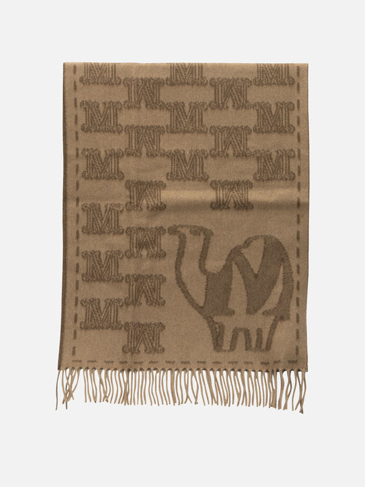 Fringed scarves 100% cashmere  Brown - Max Mara Women | PDP | VIETTI Online Store 
