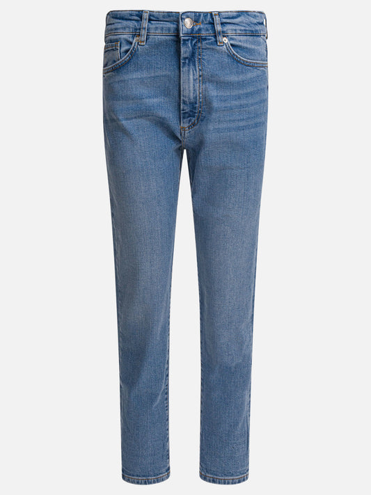 Straight-leg jeans Solid colour  Blue - Max Mara Sportmax Women | PDP | VIETTI Online Store 
