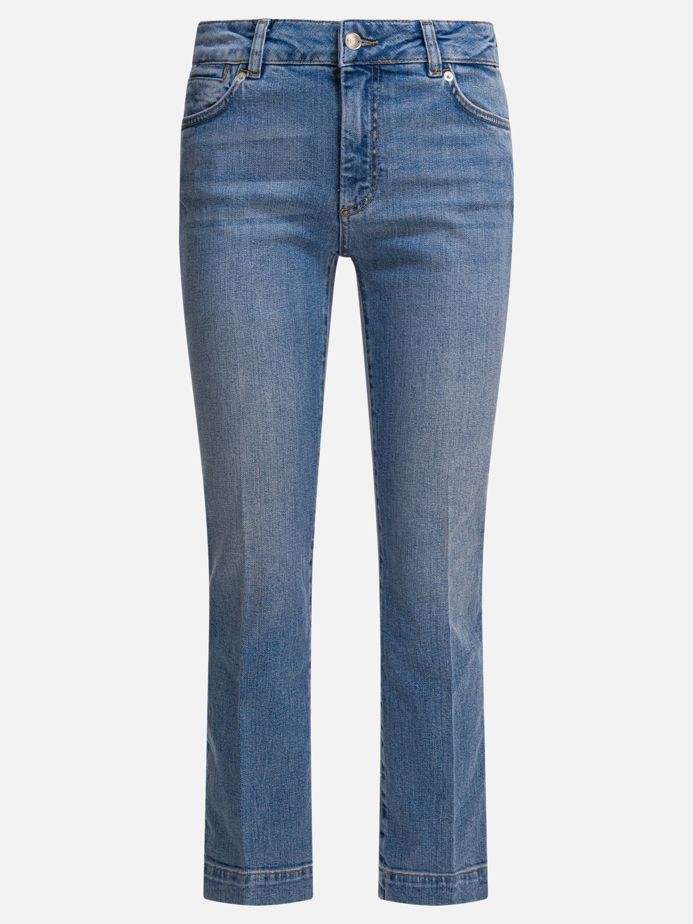 Straight-leg jeans Solid colour  Blue - Max Mara Sportmax Women | PDP | VIETTI Online Store | thumbnail