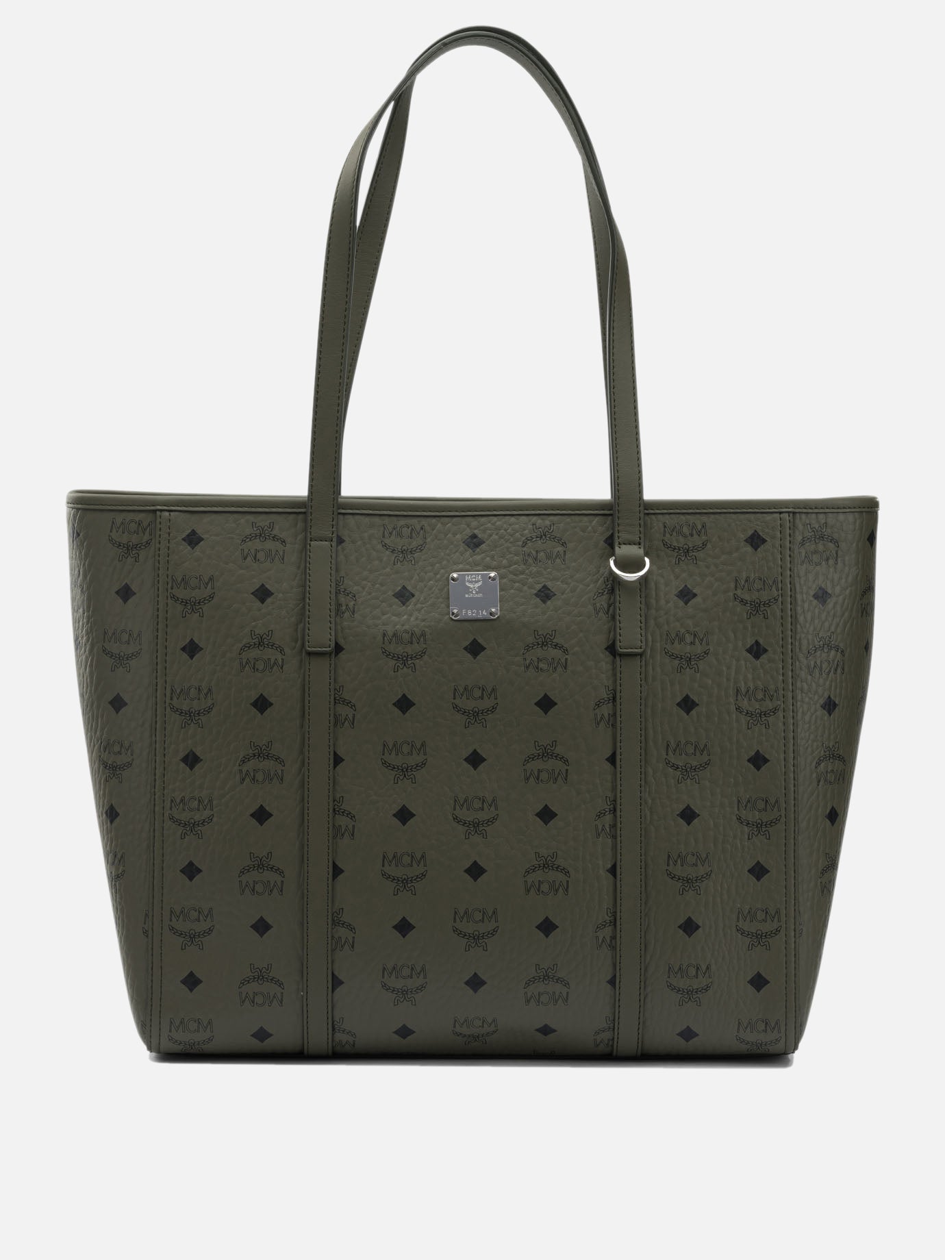 Large bags 63% polyurethane 20% polyester 17% cotton  Green - Mcm Women | PDP | VIETTI Online Store | Zoom-Modal
