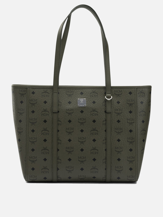 Large bags 63% polyurethane 20% polyester 17% cotton  Green - Mcm Women | PDP | VIETTI Online Store 
