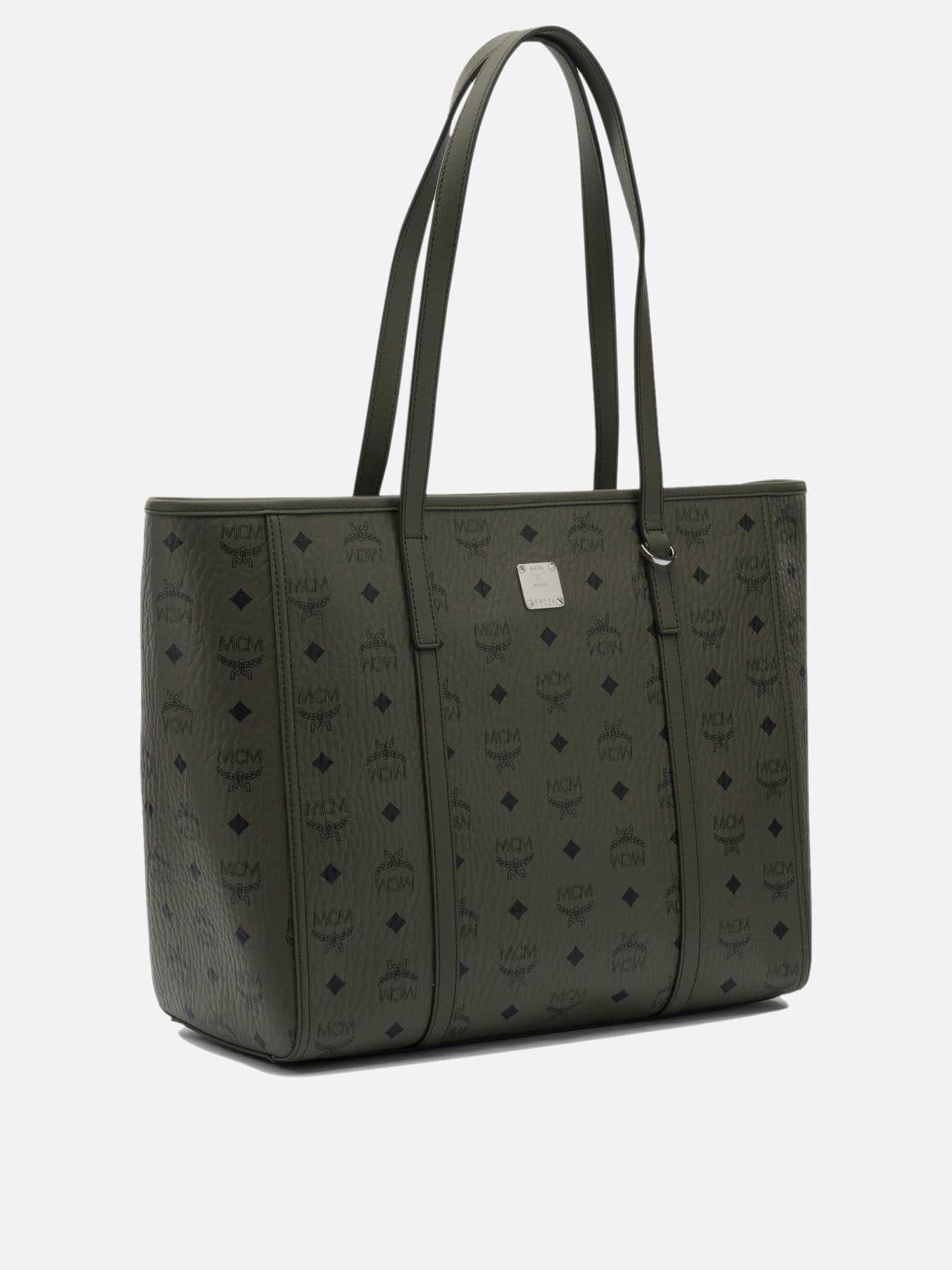 Large bags 63% polyurethane 20% polyester 17% cotton  Green - Mcm Women | PDP | VIETTI Online Store | thumbnail_2