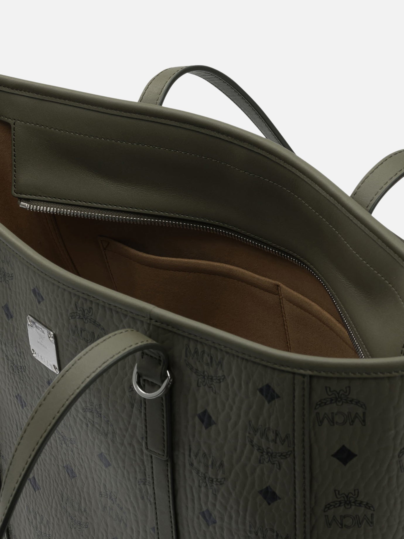Large bags 63% polyurethane 20% polyester 17% cotton  Green - Mcm Women | PDP | VIETTI Online Store | Zoom-Modal_5
