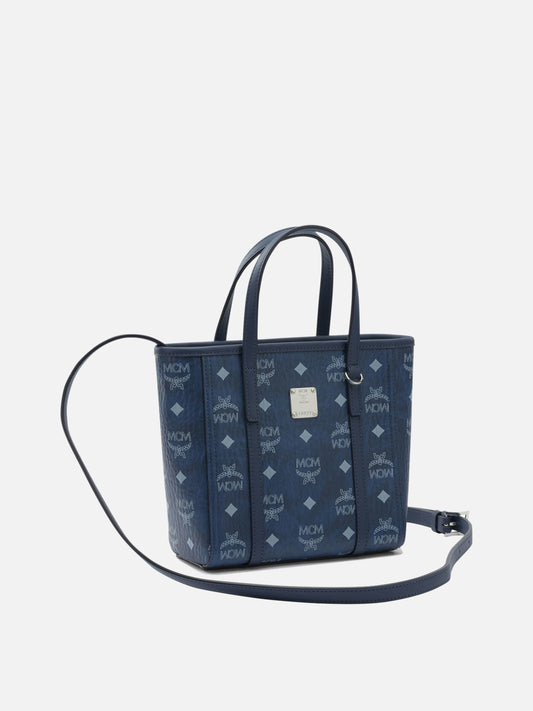 Mini bags 63% polyurethane 20% polyester 17% cotton  Blue - Mcm Women | PDP | VIETTI Online Store | 2
