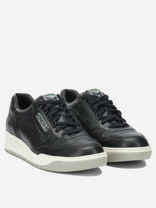 Low top sneakers 100% leather - 100% rubber  Black - Mephisto Men | PDP | VIETTI Online Store | 2
