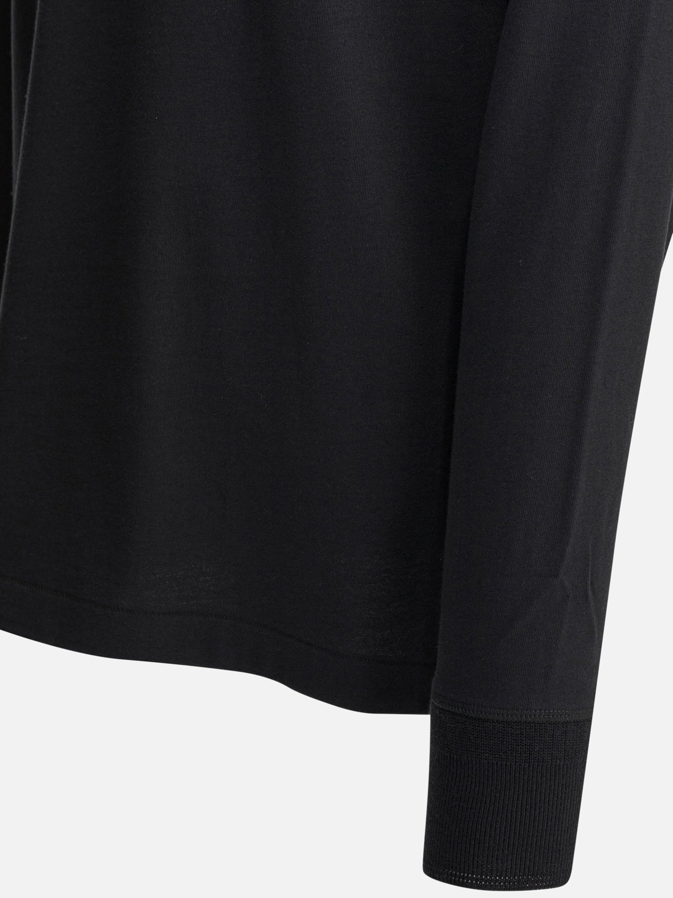 Henley t-shirts Solid colour  Black - Merz b. Schwanen Men | PDP | VIETTI Online Store | thumbnail_4