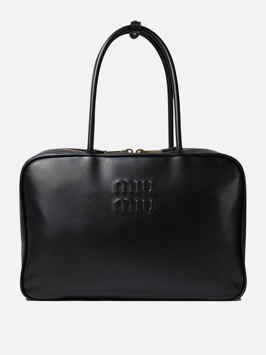 Medium bags Solid colour  Black - Miu Miu Women | PLP | VIETTI Online Store 
