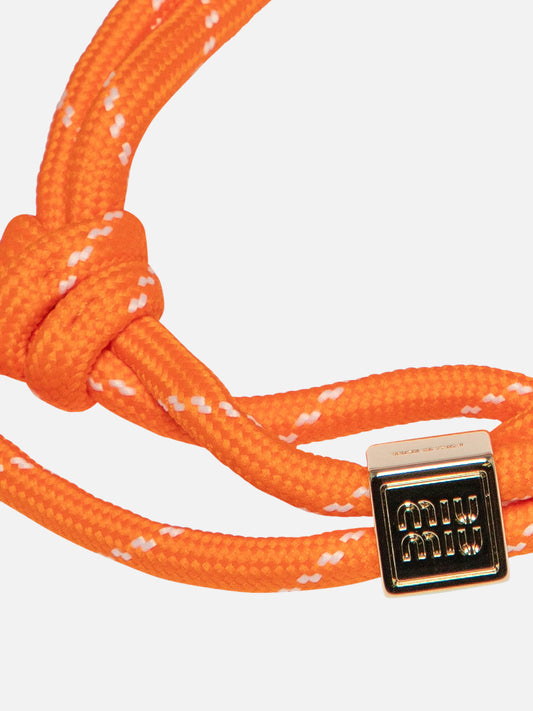 Miu Miu Rope bracelet 25583299_UNI Orange 2