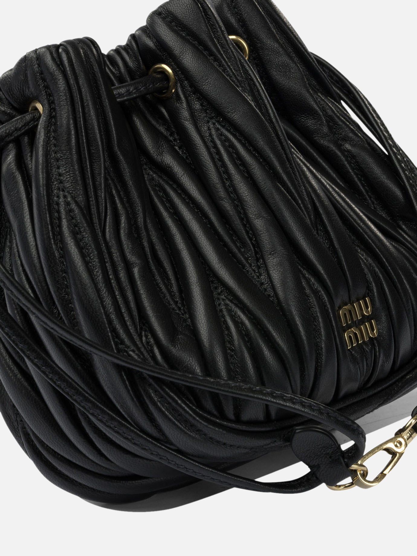Mini bags 100% lamb leather  Black - Miu Miu Women | PDP | VIETTI Online Store | Zoom-Modal_4
