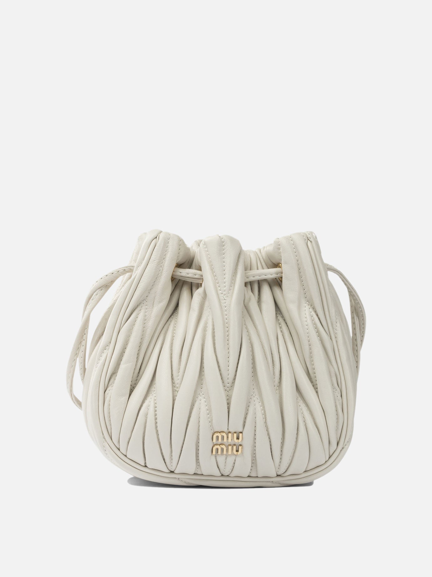 Mini bags Logo  White - Miu Miu Women | PDP | VIETTI Online Store | Zoom-Modal
