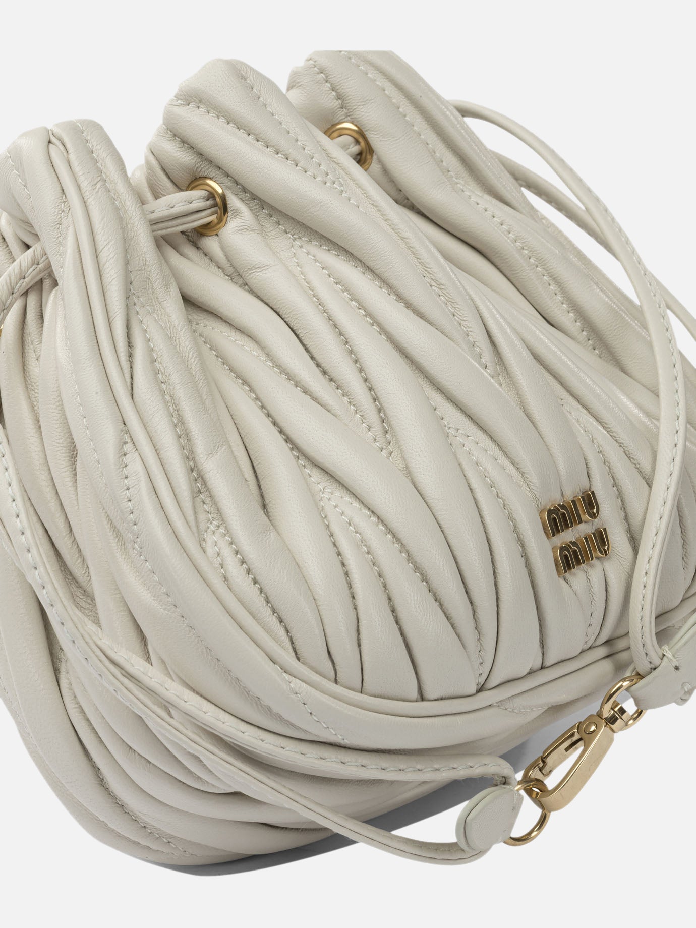 Mini bags Logo  White - Miu Miu Women | PDP | VIETTI Online Store | Zoom-Modal_4
