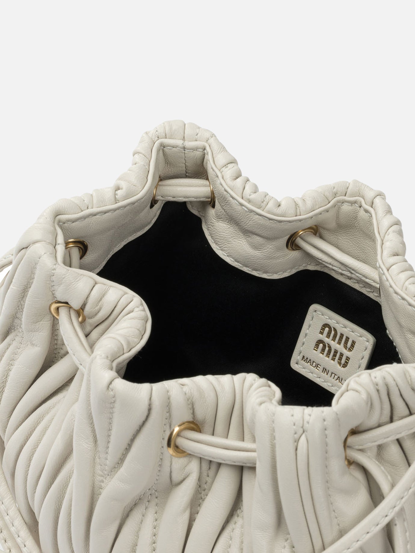 Mini bags Logo  White - Miu Miu Women | PDP | VIETTI Online Store | Zoom-Modal_5
