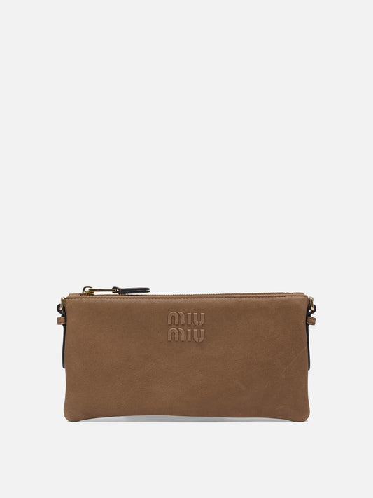 Wallets Logo  Brown - Miu Miu Women | PDP | VIETTI Online Store 
