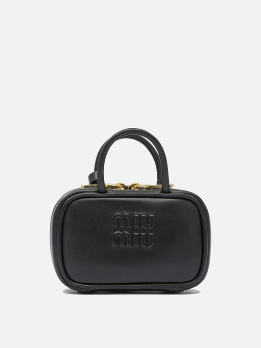 Charms 100% calf leather  Black - Miu Miu Women | PLP | VIETTI Online Store 
