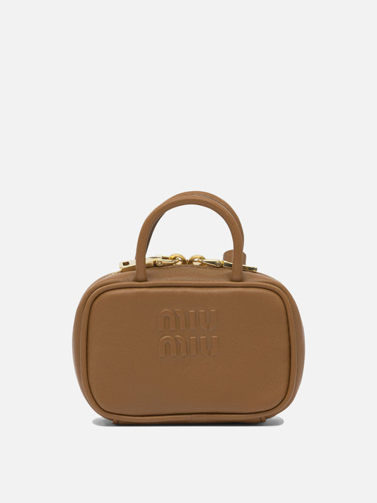 Charms 100% calf leather  Brown - Miu Miu Women | PLP | VIETTI Online Store 
