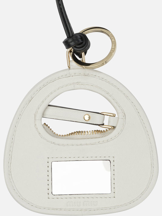 Charms 100% lamb leather  White - Miu Miu Women | PLP | VIETTI Online Store | 2
