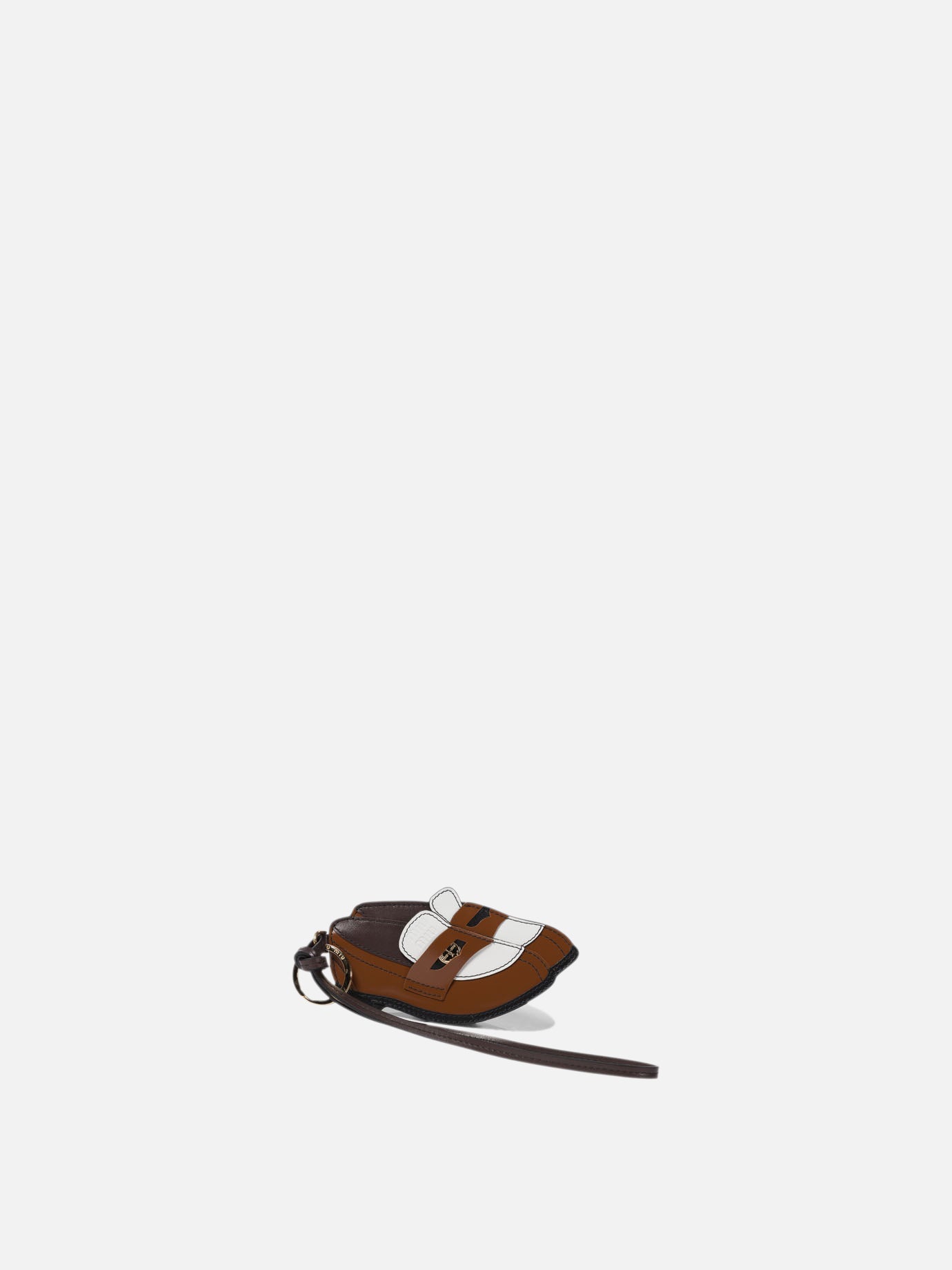 Miu Miu Keychain &quot;Penny Loafer&quot; 27165075_UNI Brown thumbnail_1