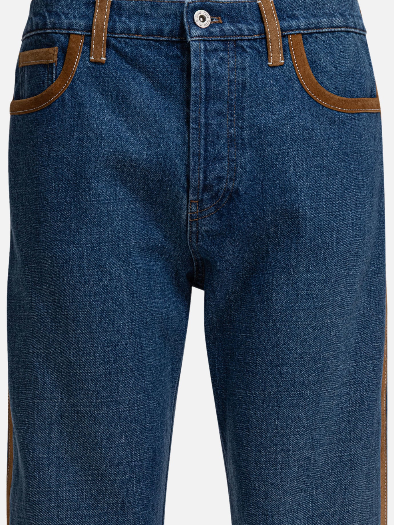 Straight-leg jeans Denim  Blue - Miu Miu Women | PDP | VIETTI Online Store | thumbnail_3