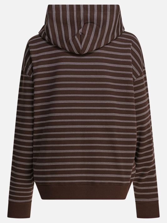 Full zip sweatshirts Striped  Brown - Miu Miu Women | PDP | VIETTI Online Store | 2
