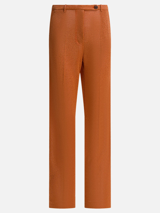 Leisure trousers Solid colour  Orange - Miu Miu Women | PDP | VIETTI Online Store 
